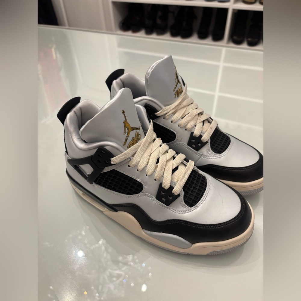 Jordan 4 Retro Platinum Gold (GS)